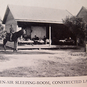 Open-air sleeping-room constructed later, [Fairbridge, after 1913?]